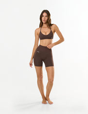 Premium Seamless Skulpt Bralette - Brown