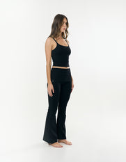 Cotton Comfort Singlet - Black