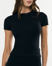 Cotton Comfort Baby Tee - Black