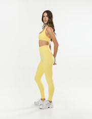 Square Neck Halter Crop Airlyte - Limoncello