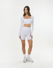 Midi Bike Shorts Airlyte - Grey Marle