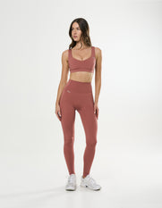 Pocket Full Length Tights Astryx - Rust
