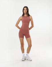 Pocket Midi Bike Shorts Astryx - Rust