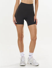 Pocket Midi Bike Shorts Astryx - Truffle
