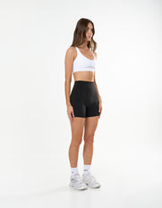 Mesh Sports Crop Astryx - White