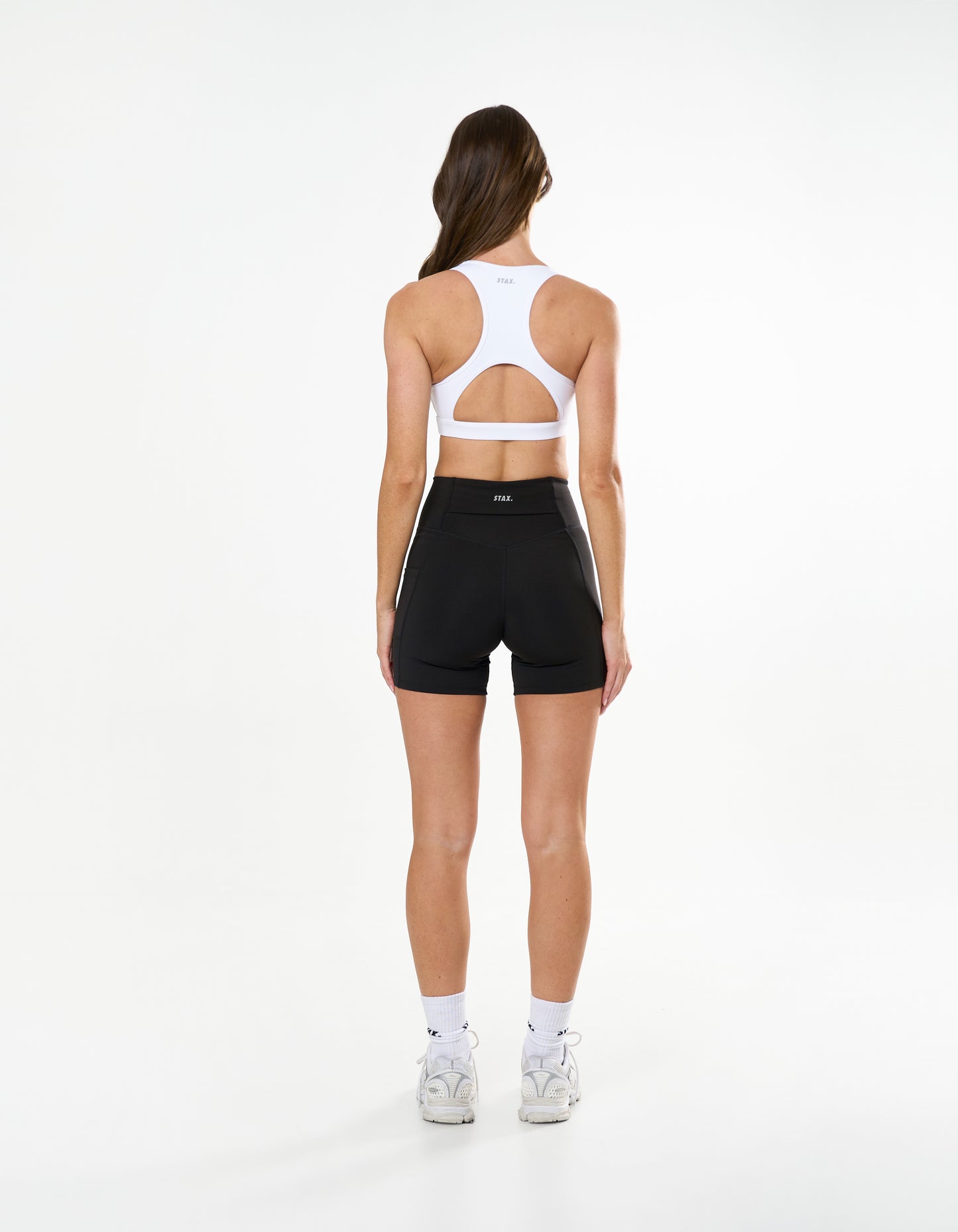 Mesh Sports Crop Astryx - White