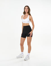 Mesh Sports Crop Astryx - White