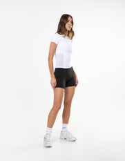 Fitted Mesh Tee Astryx - White