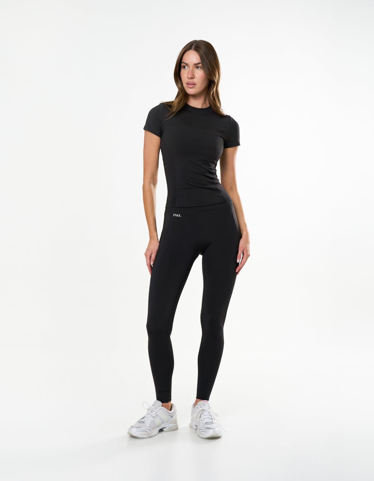 Fitted Mesh Tee Astryx - Carbon