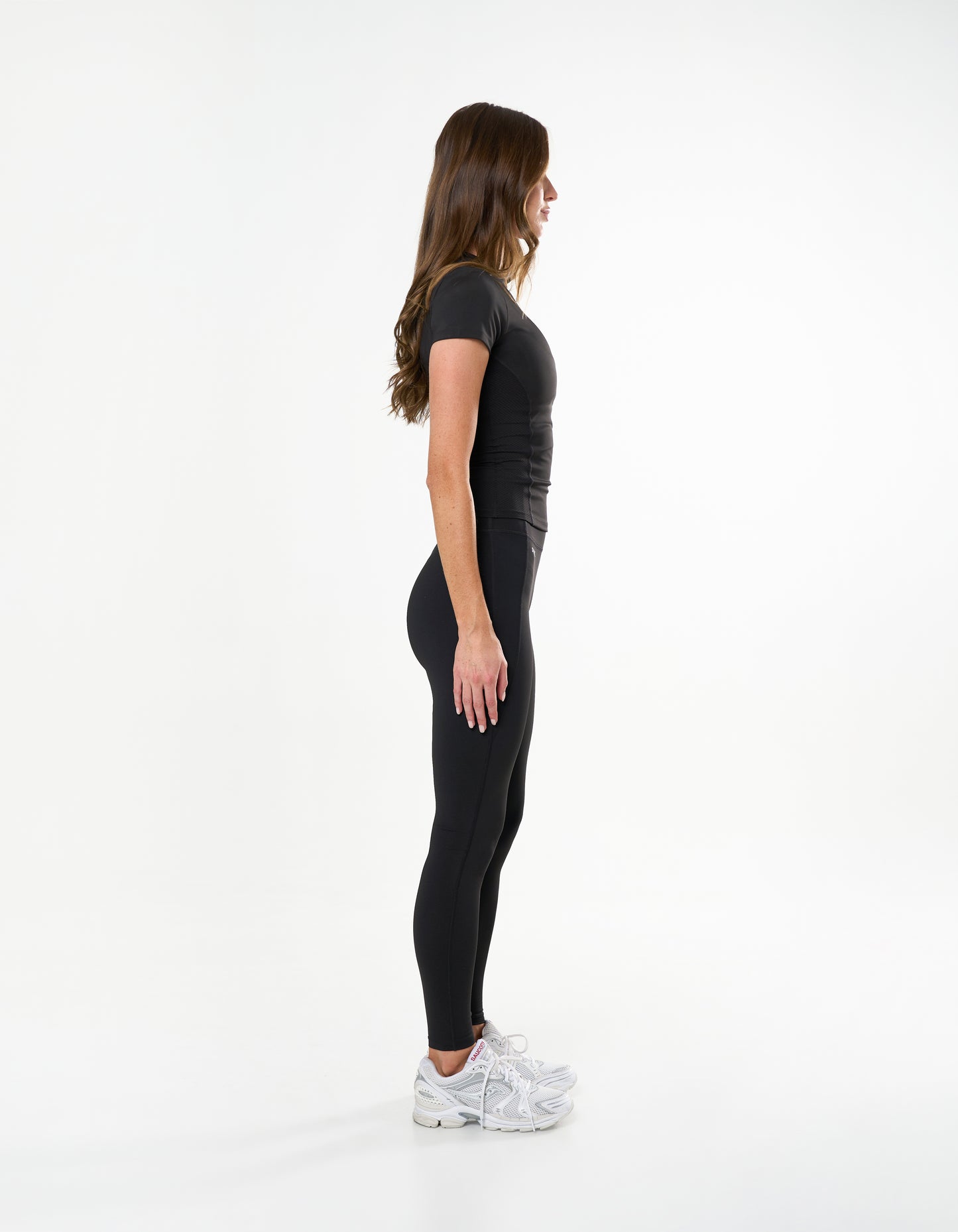 Fitted Mesh Tee Astryx - Carbon