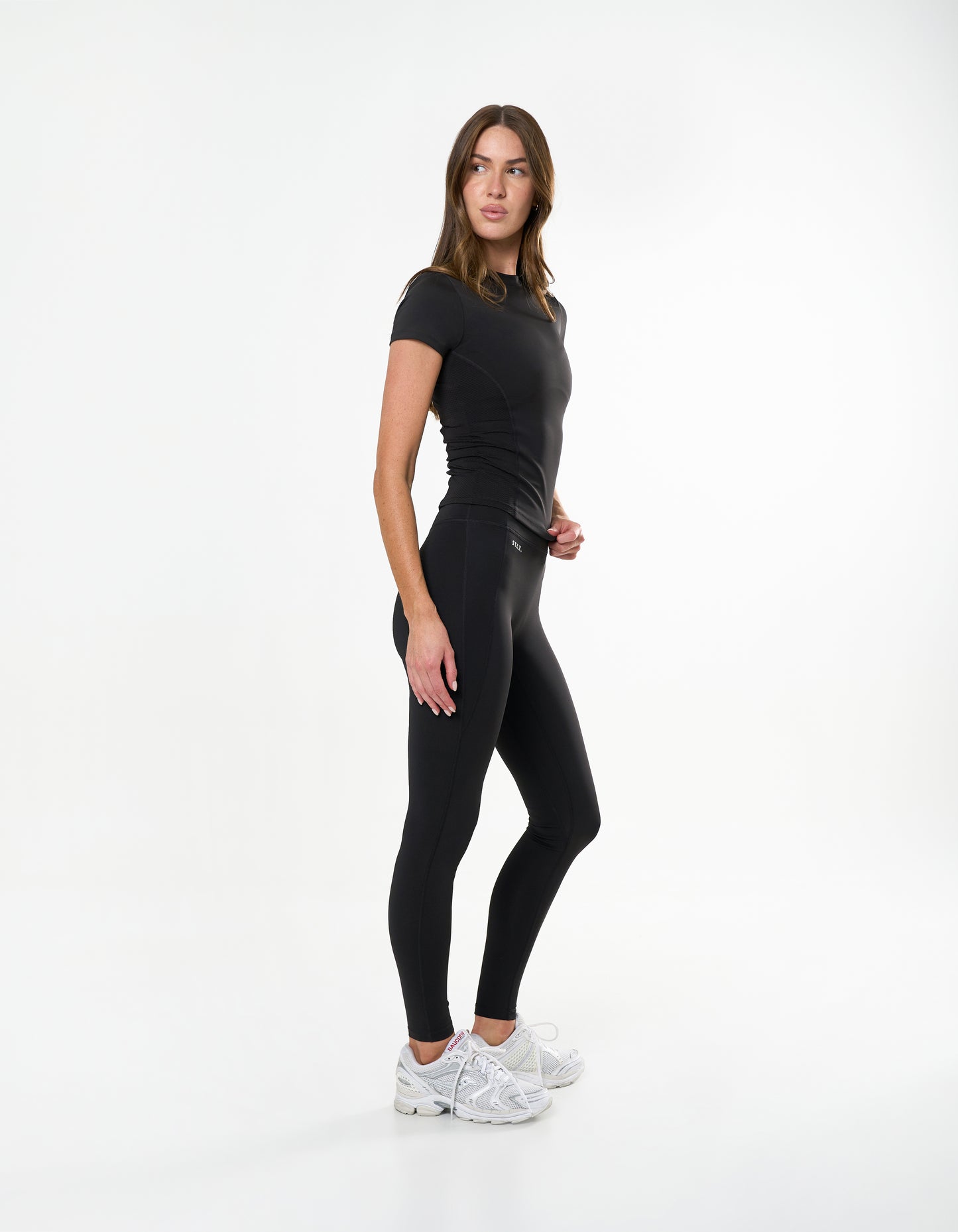 Fitted Mesh Tee Astryx - Carbon