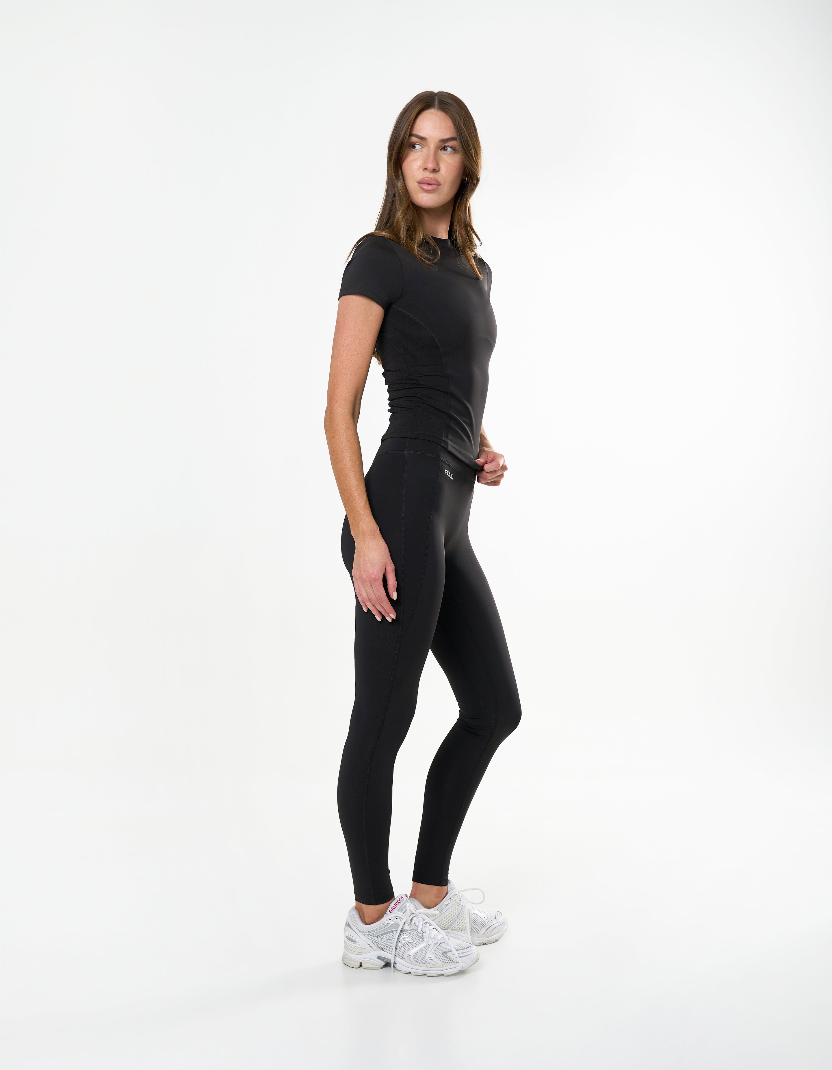 Fitted Mesh Tee Astryx - Carbon