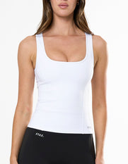 Fitted Mesh Tank Astryx - White