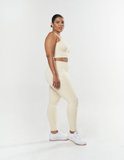 Seamless Cropped Singlet - Butter