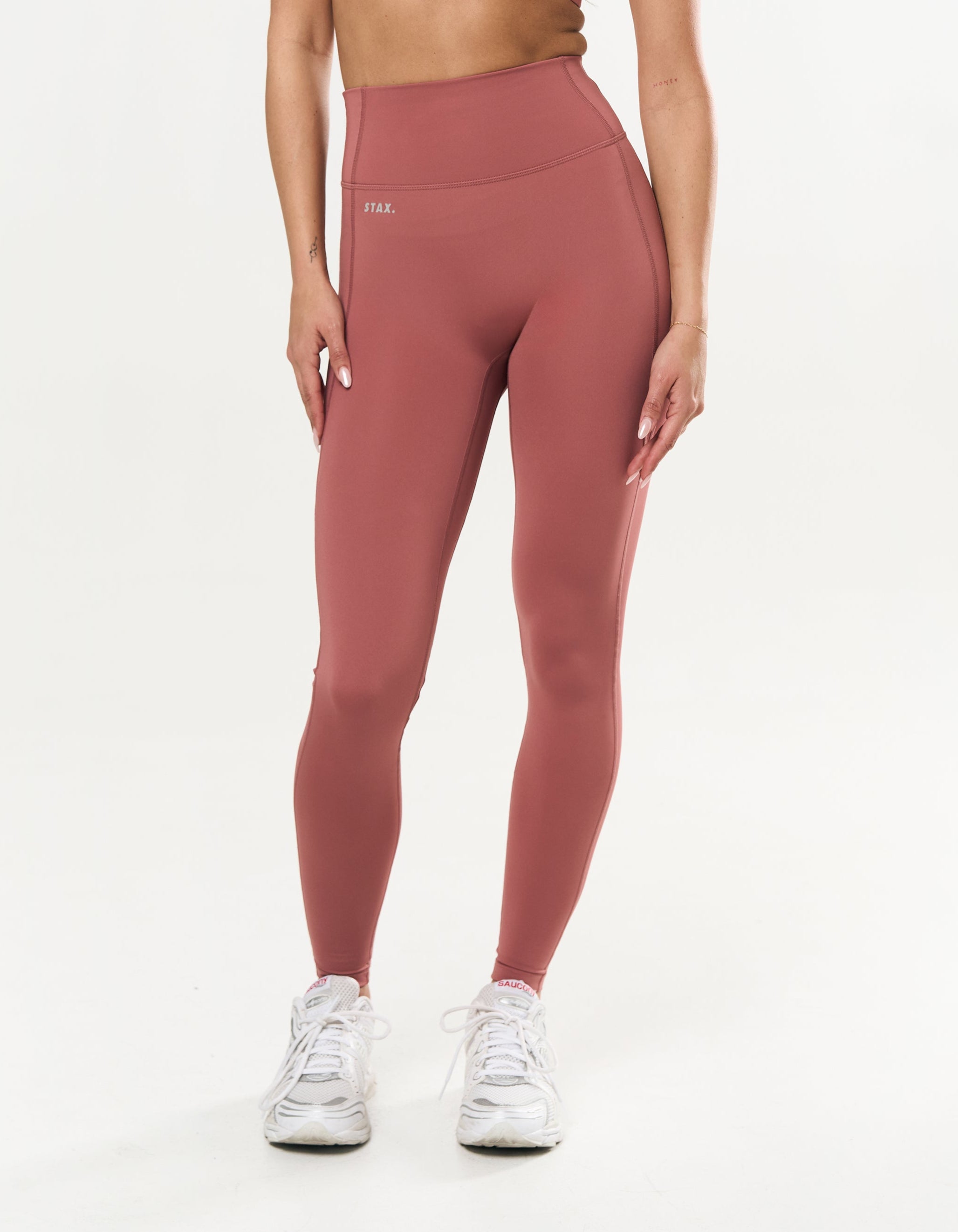 Pocket Full Length Tights Astryx - Rust