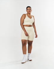 Seamless Strappy Crop - Butter