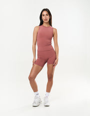 Pocket Midi Bike Shorts Astryx - Rust