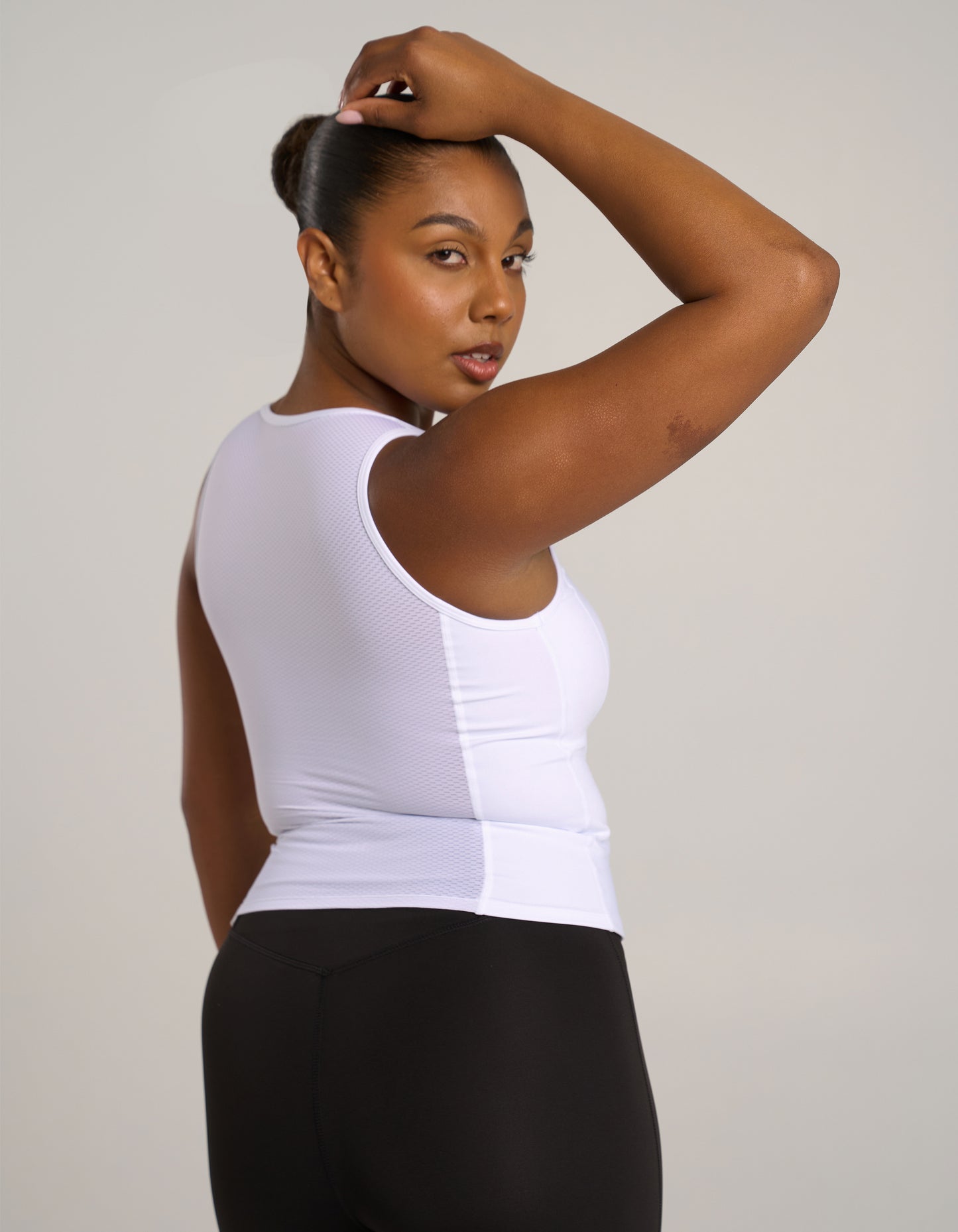 Fitted Mesh Tank Astryx - White