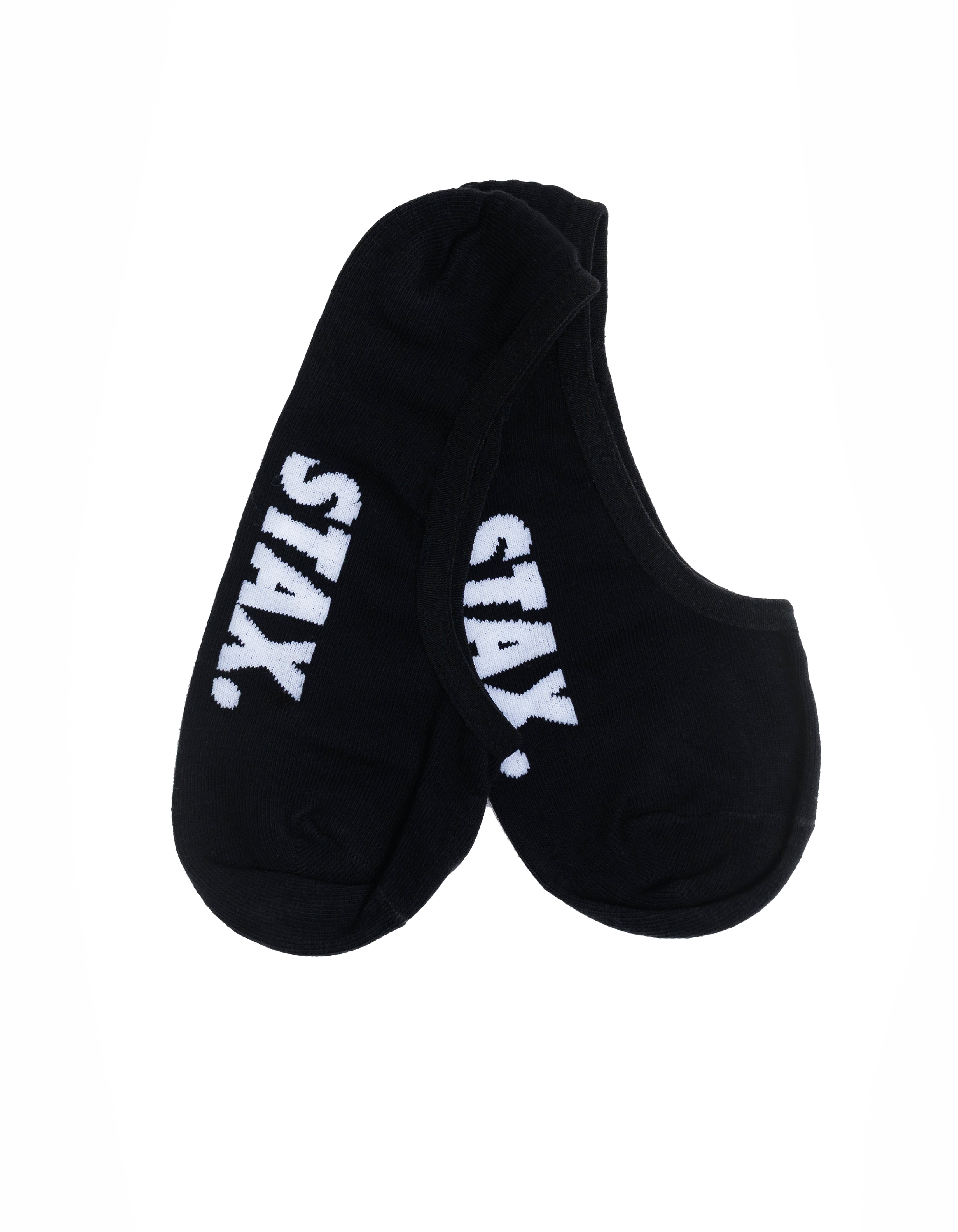 Unisex No Show Socks - Black