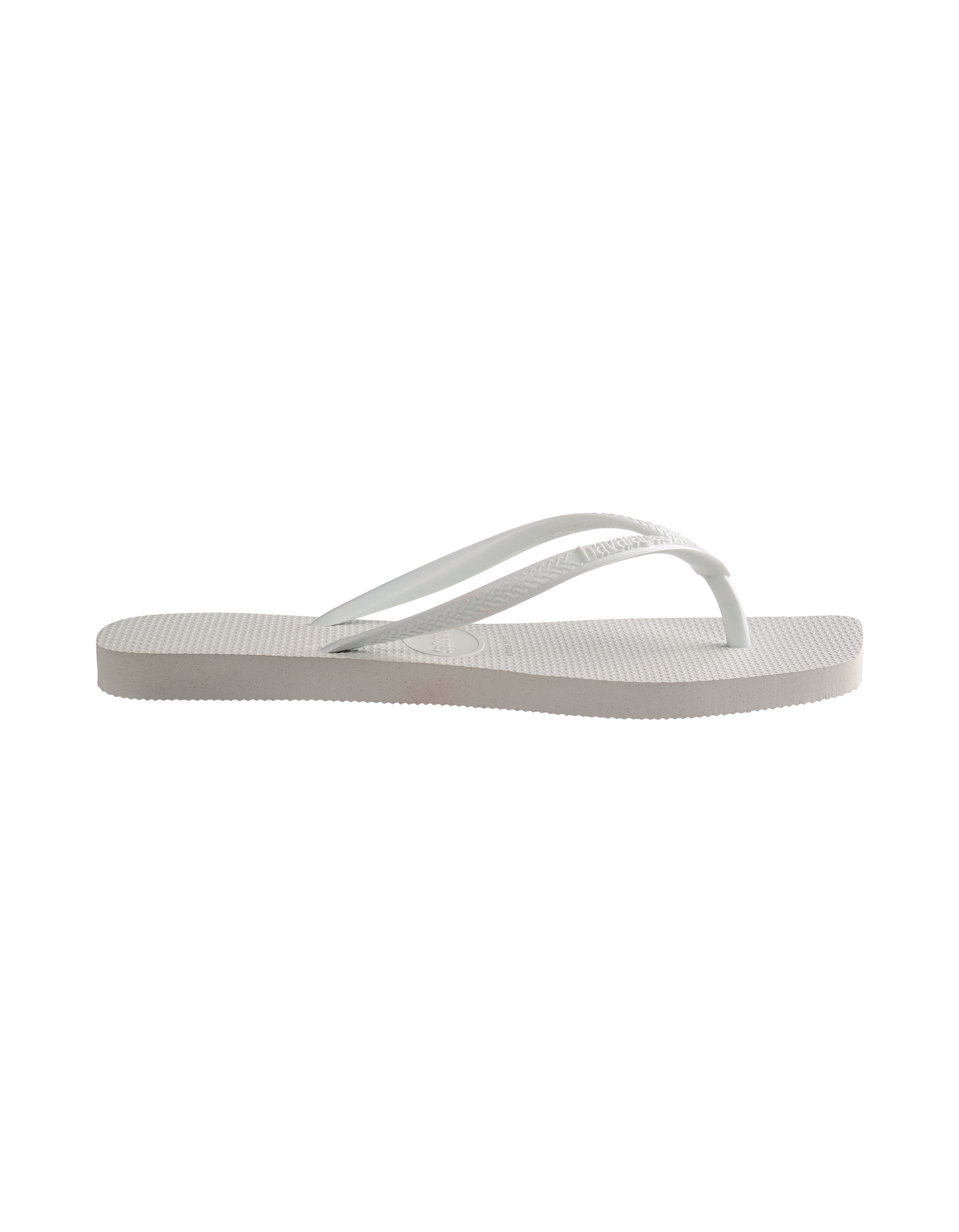 Havaianas Slim Square Toe Thong - White