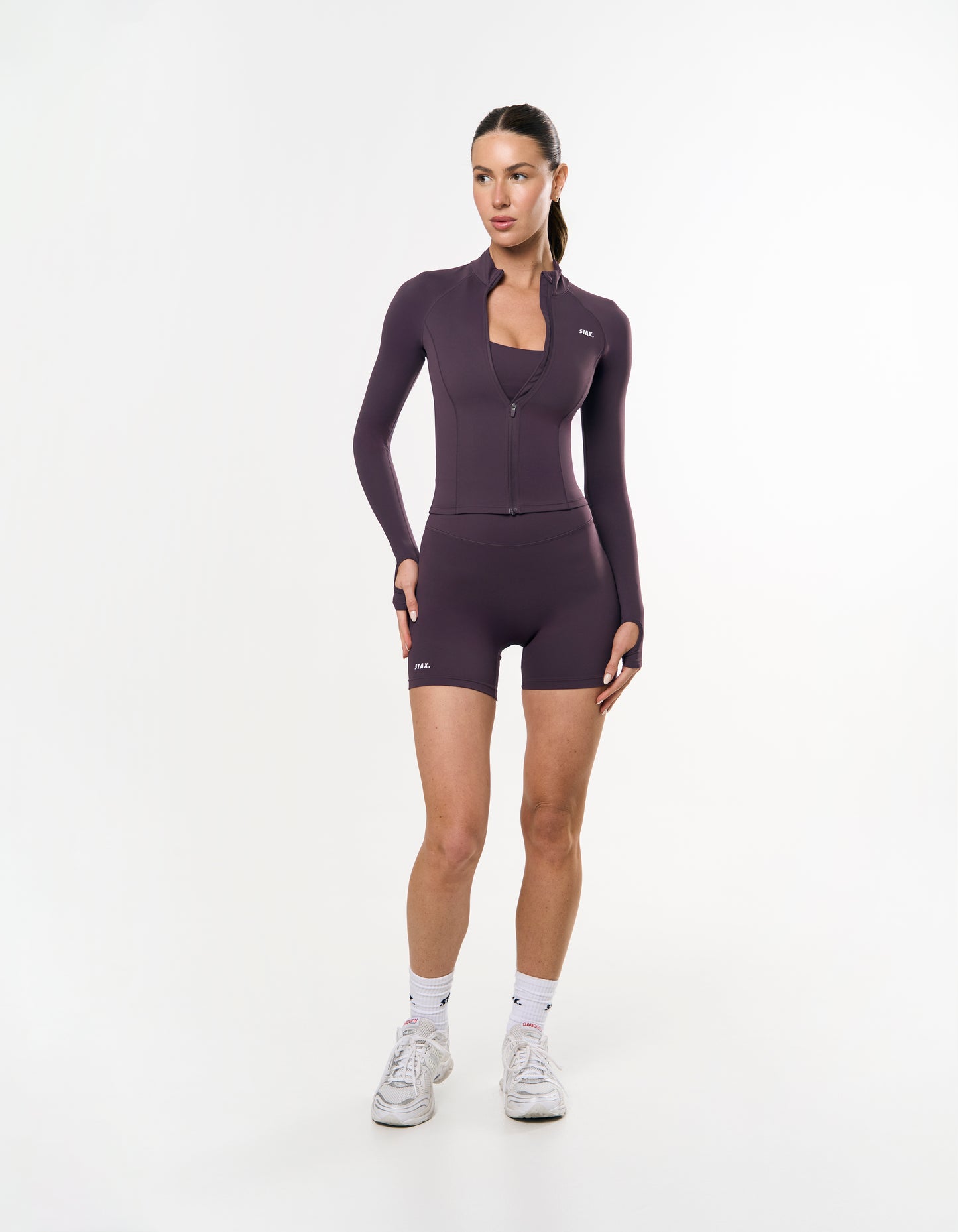 Active Zip Jacket Airlyte - Plum