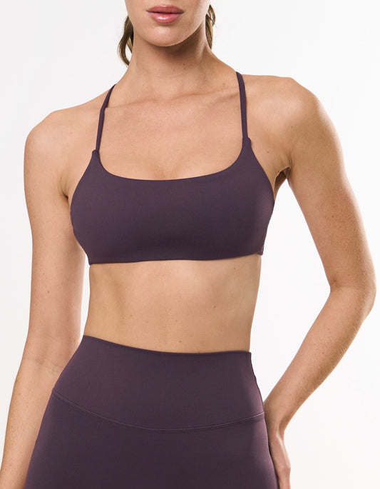Crossback Crop Airlyte - Plum