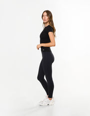 AW Womens Tee - Black/ White