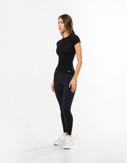 AW Womens Tee - Black/ White