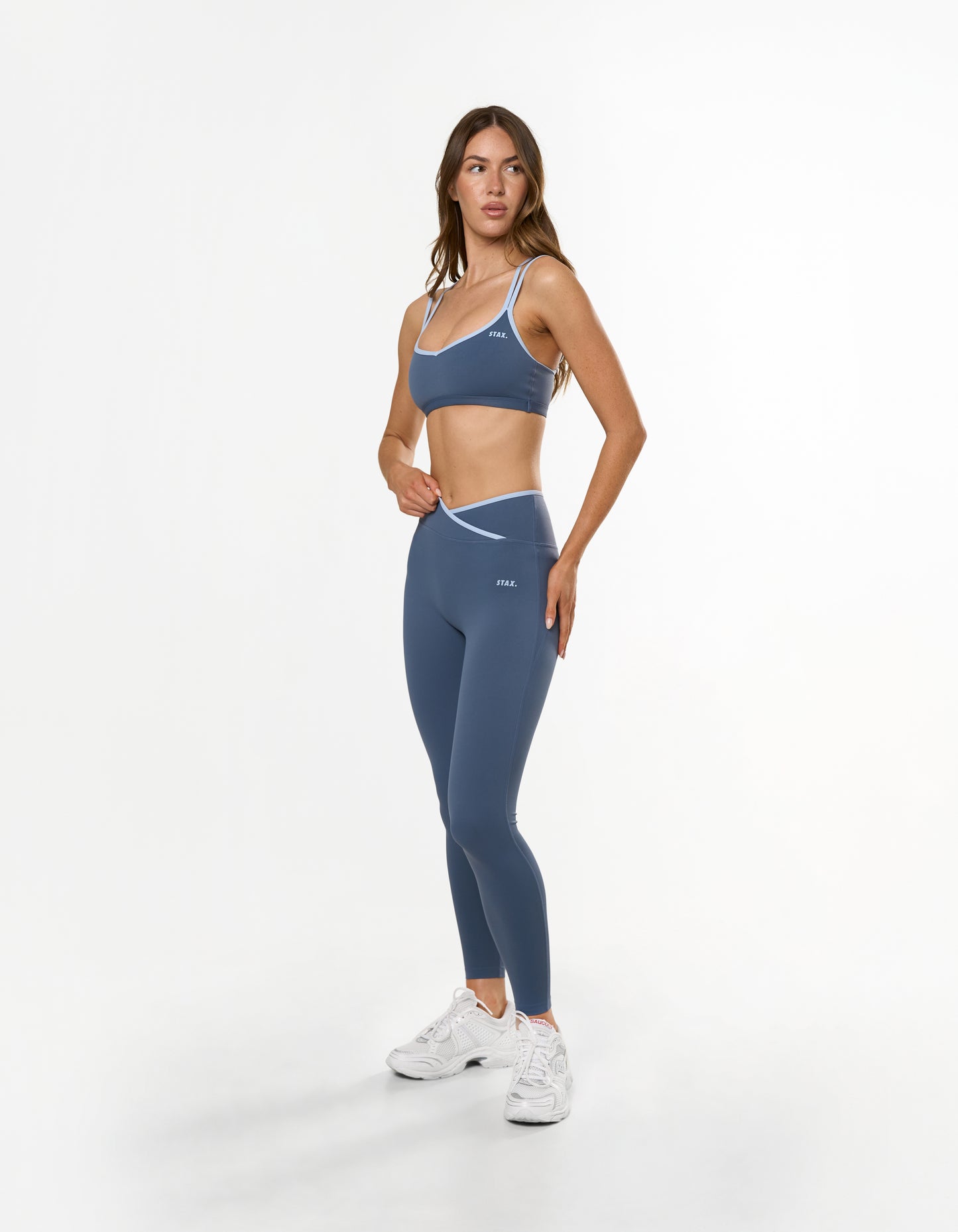 Crossover Full Length Tights Airlyte - Sky