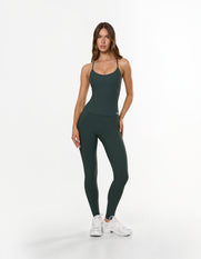 Active Rib Full Length Tights - Alpine