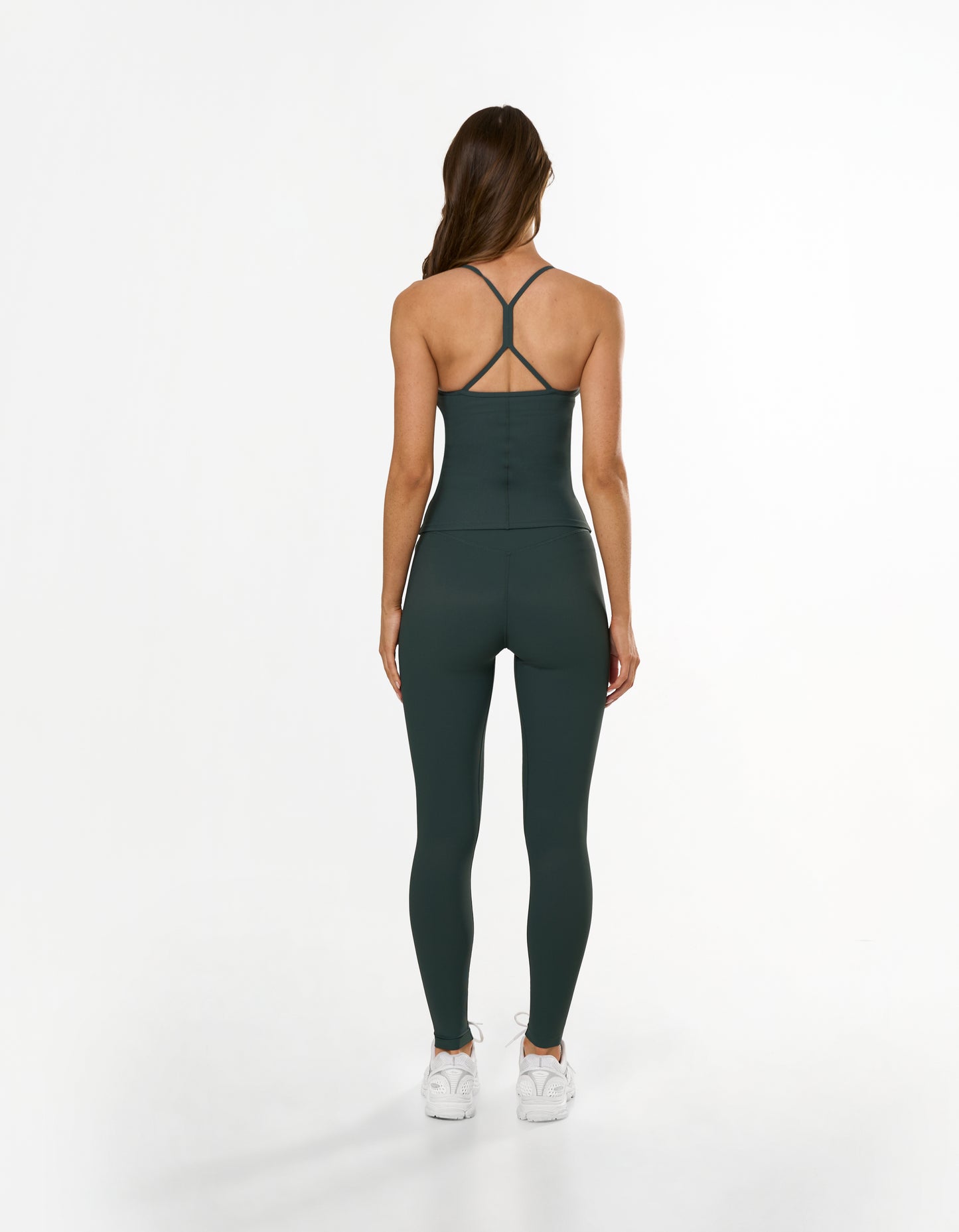 Active Rib Strappy Singlet - Alpine