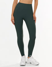 Active Rib Full Length Tights - Alpine
