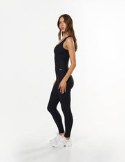 Active Rib Racer Singlet - Black