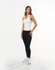 Active Rib Racer Singlet - White