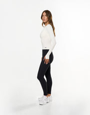 Active Rib Long Sleeve - White