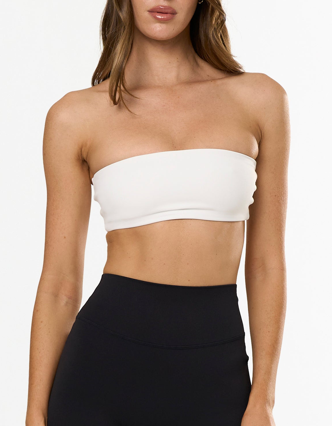 Bandeau Crop Airlyte - White