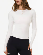 Long Sleeve Airlyte - White