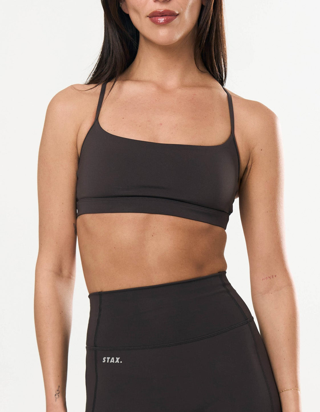 Crossback Sports Crop Astryx - Truffle