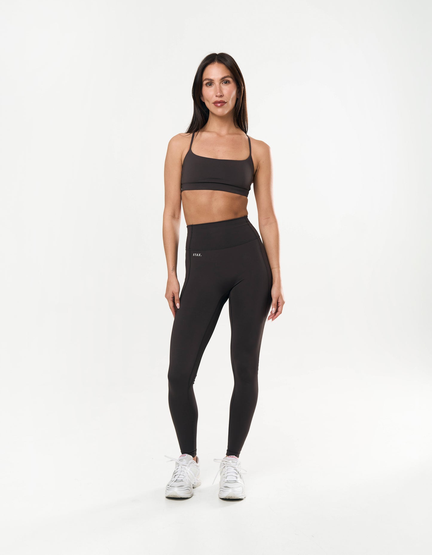 Pocket Full Length Tights Astryx - Truffle