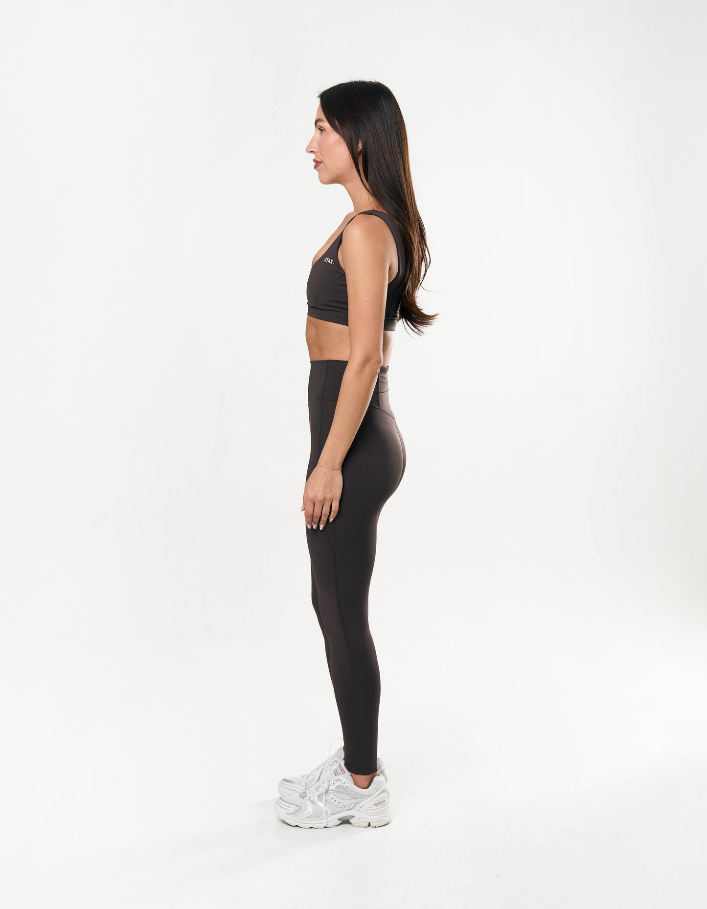 Pocket Full Length Tights Astryx - Truffle