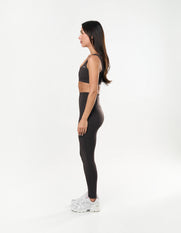 Pocket Full Length Tights Astryx - Truffle