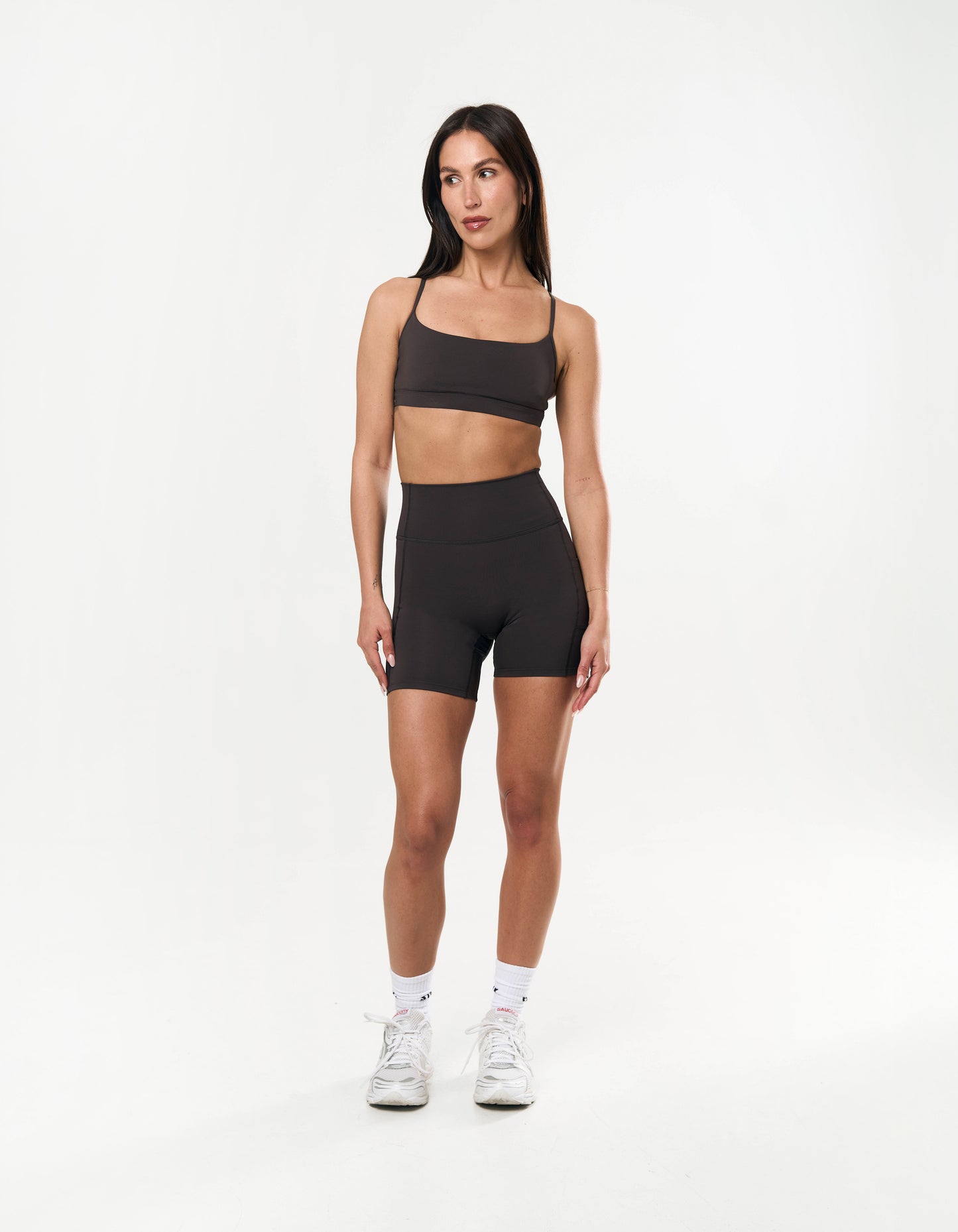 Pocket Midi Bike Shorts Astryx - Truffle