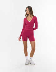 Wrap Longsleeve Airlyte - Blossom