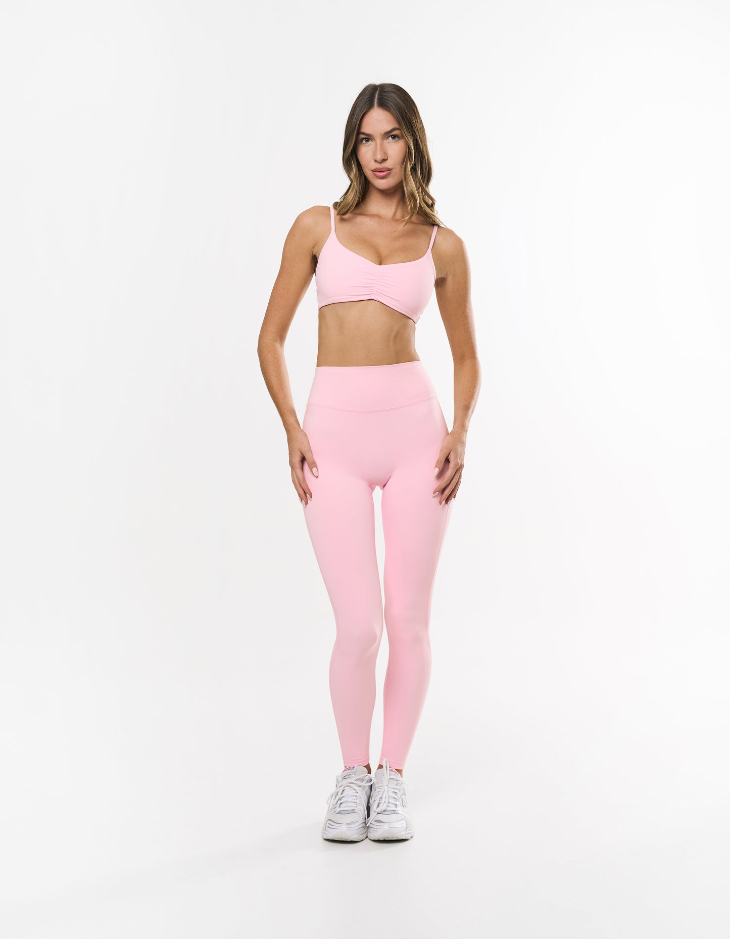 Ruched Crop Airlyte - Blush