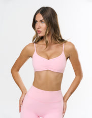 Ruched Crop Airlyte - Blush