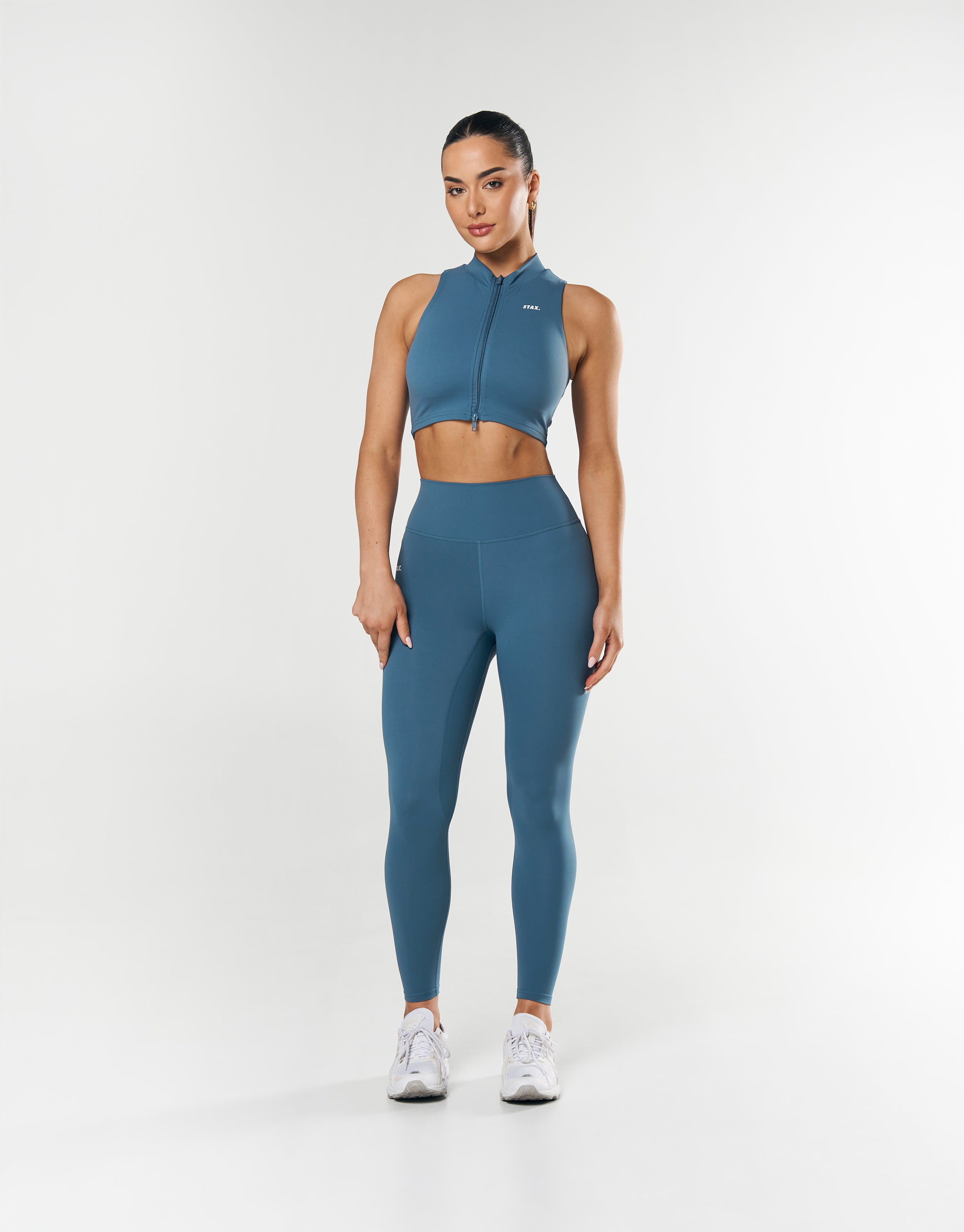 Breathable Wide Waistband Active Leggings - Blue Zone Planet