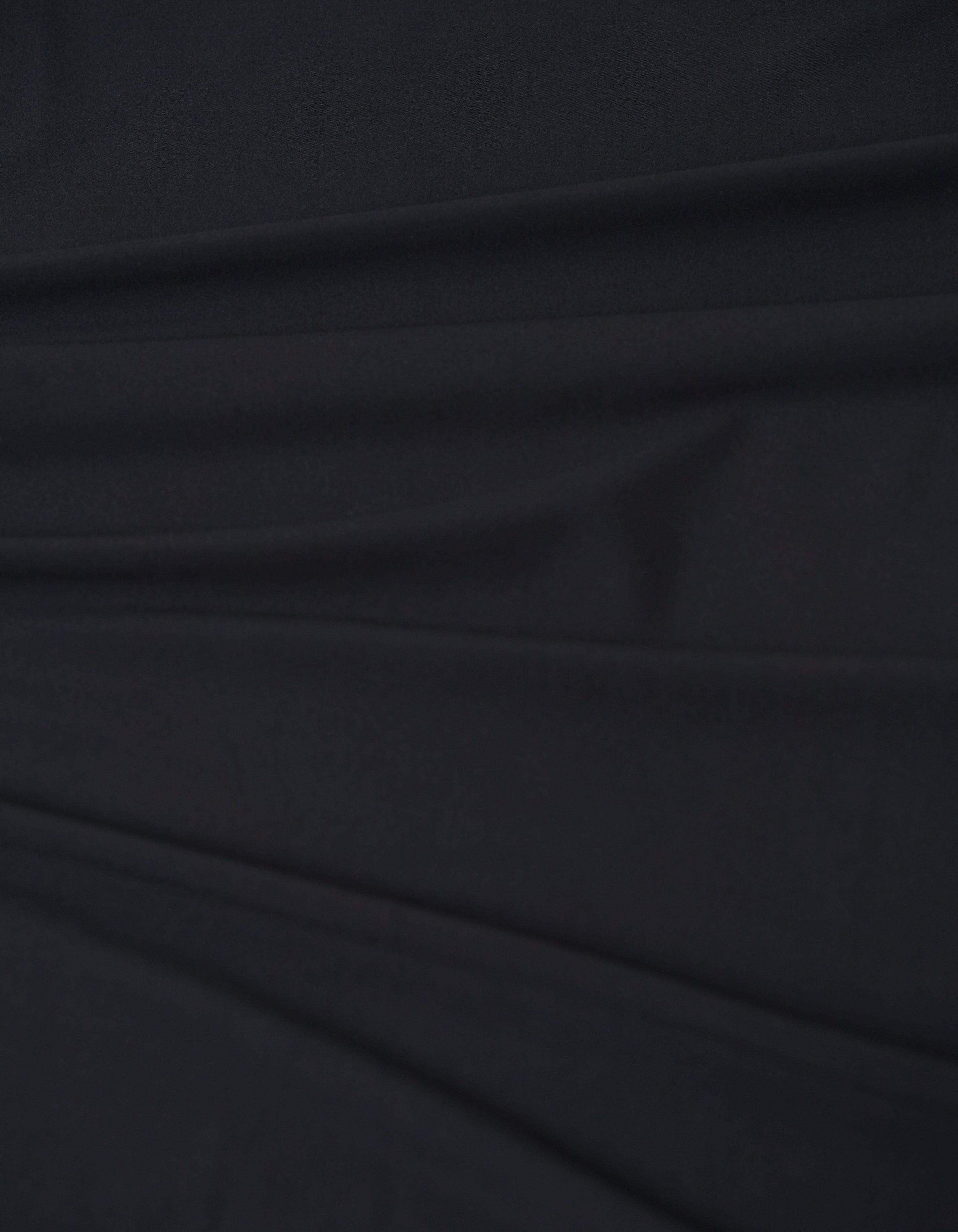 Close up detail of soft NANDEX matte black fabric texture and stitching