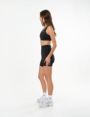 Mesh Racerback Sports Bra Astryx - Carbon