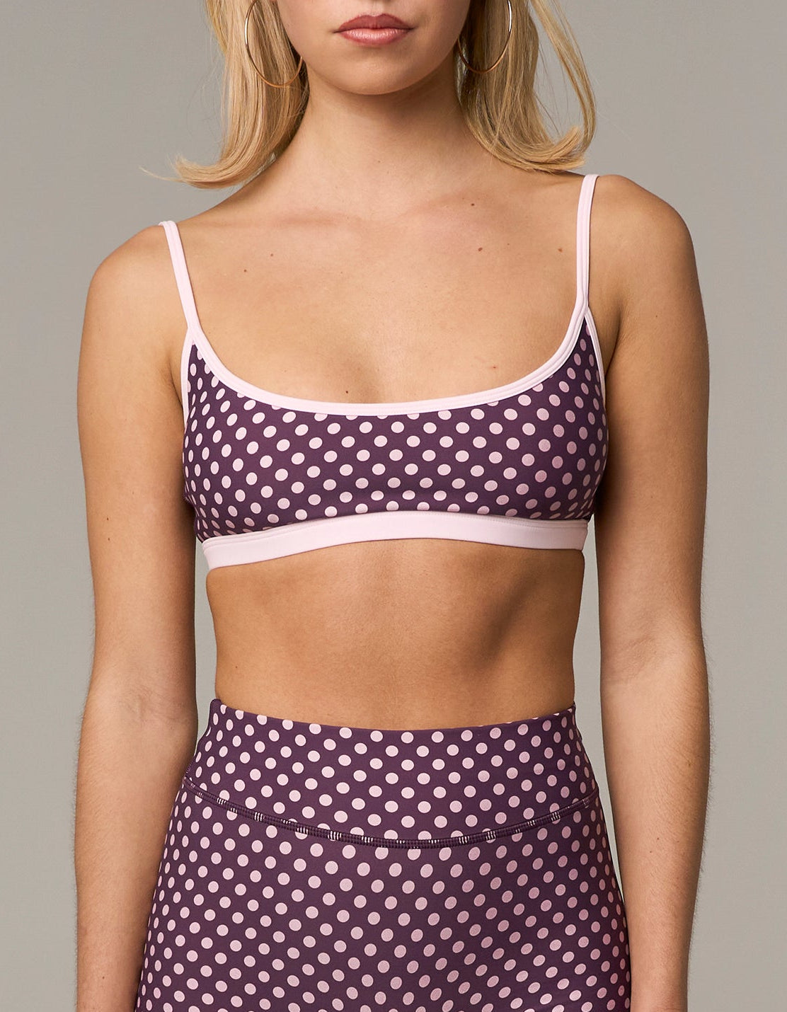 Barre Bra - Polka Dot