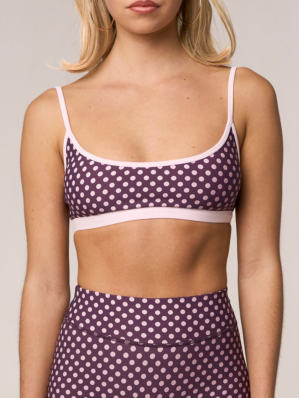 Barre Bra - Polka Dot